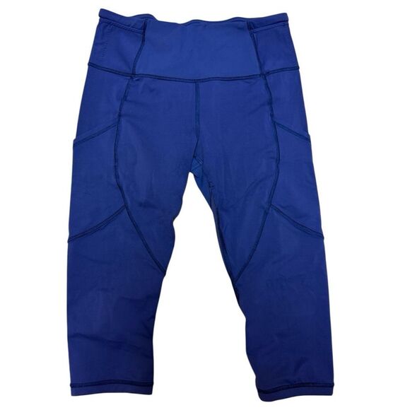 lululemon athletica Pants - Lululemon Womens Purple/Blue Crop Leggings. Sz 8